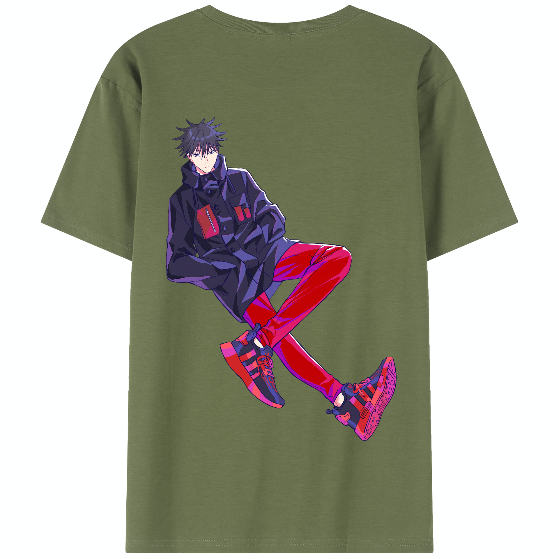 （画像用） 呪術廻戦 Jujutsu Kaisen 綿100％半袖Tシャツ（背面プリント）